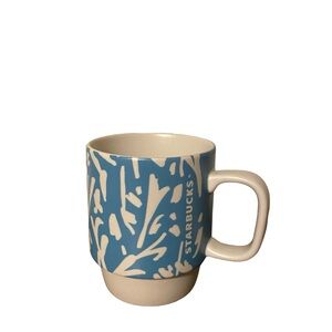 Starbucks teal bamboo stackable mug- 2016